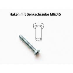 Unikat 07 Wandhaken Kleiderhaken Garderobenhaken aus recycling Kunststoff