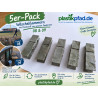 XXL Wäscheklammern aus recycling Kunststoff -- 5er Pack III